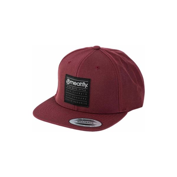 Šiltovka Meatfly Hornet Snapback tmavo červená