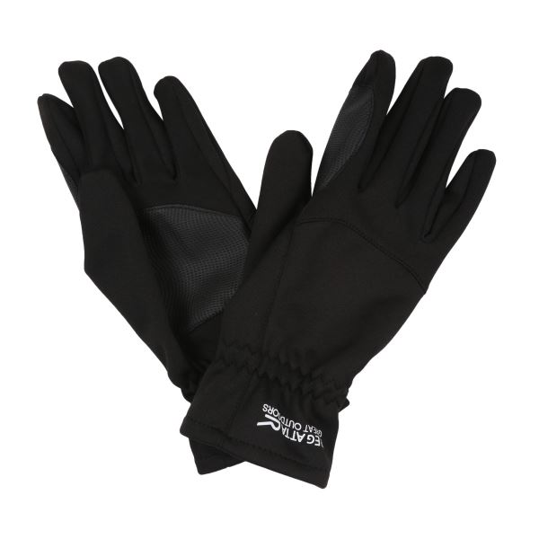 Unisex rukavice Regatta SOFTSHELL GLOVE III čierna