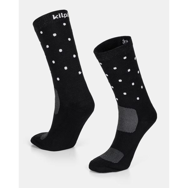 Unisex športové ponožky Kilpi DOTS-U čierna