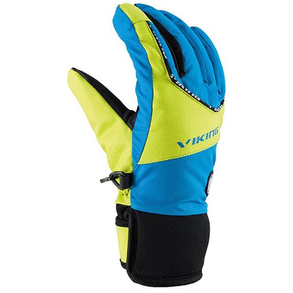 Detské zimné rukavice Viking FIN modrá/zelená