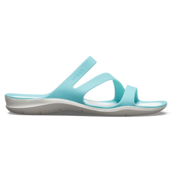 Dámske šľapky Crocs SWIFTWATER Sandal W modrá / biela
