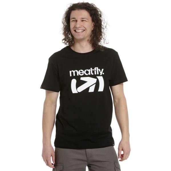 Pánske tričko Meatfly Podium čierna