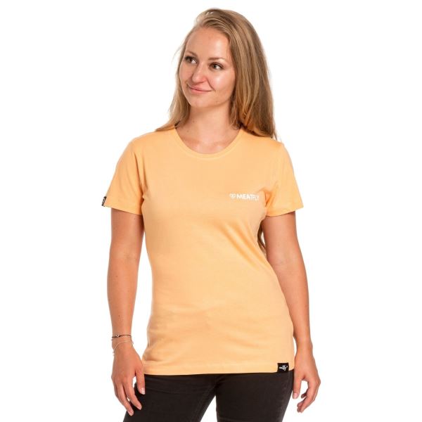 Dámske tričko Meatfly Lynn svetlo oranžová