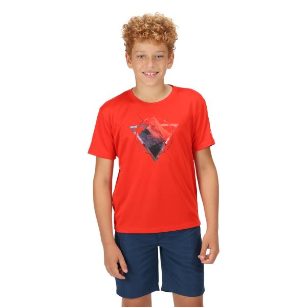 Detské funkčné tričko Regatta ALVARADO VI červená