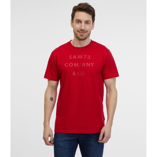Pánske tričko MILHOUSE SAM 73 červená