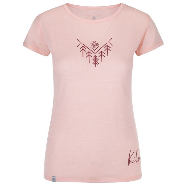 Dámske outdoorové tričko GAROVE-W svetlo ružová