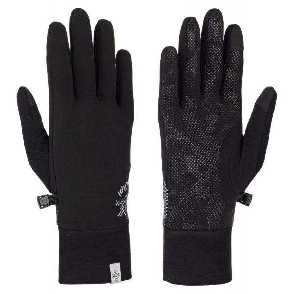 Športové bežecké rukavice Kilpi CASPI-U čierna
