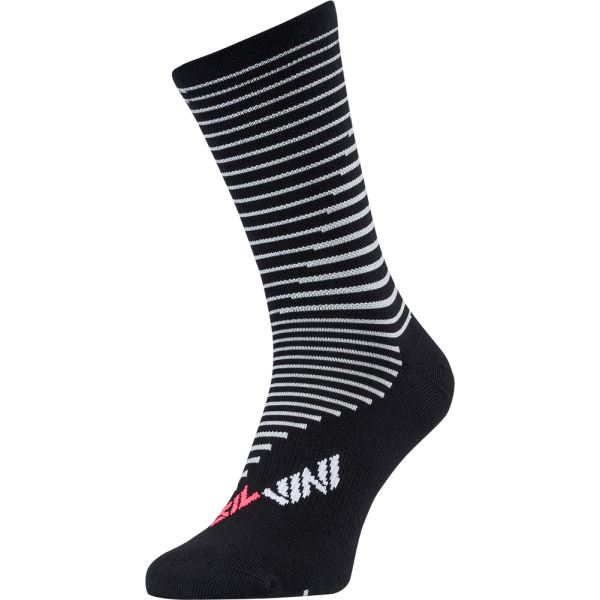 Unisex cyklo ponožky Silvini Ferugi čierna/červená