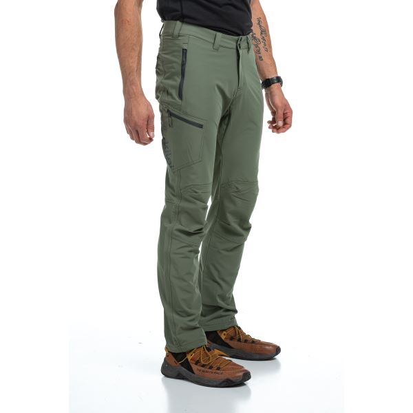 Pánske outdoorové nohavice Kilpi TIDE-M khaki