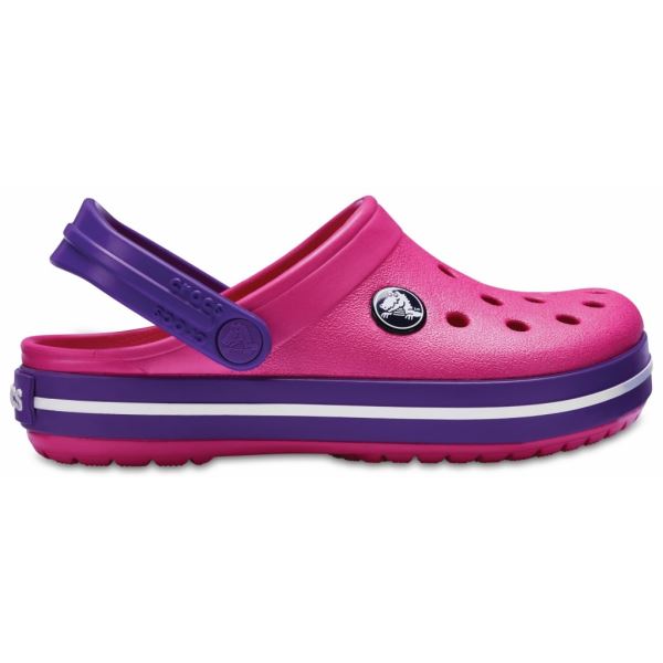 Detské topánky Crocs Kids 'Crocband ™ Clog tmavo ružová / fialová