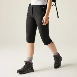 Dámske 3/4 nohavice Regatta XERT čierna Dámske 3/4 nohavice Regatta XERT čierna