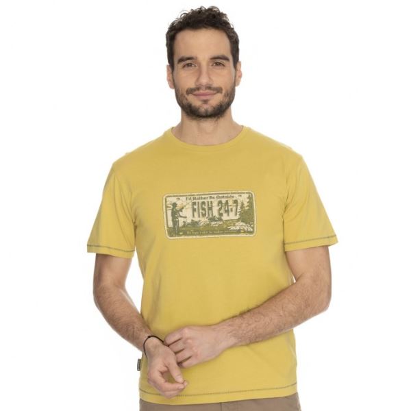 Pánske tričko BUSHMAN DONATO žltá