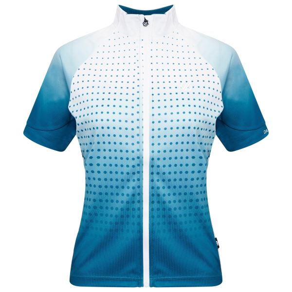Dámsky cyklistický dres Dare2b PROPELL modrá / biela