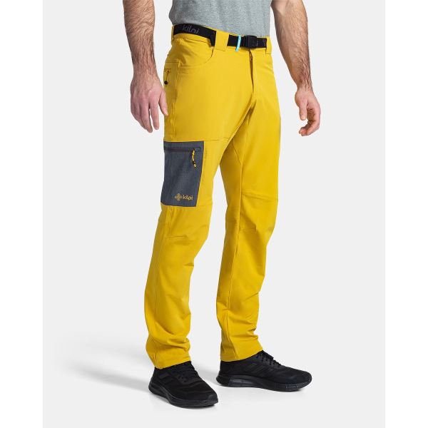 Pánske outdoorové nohavice Kilpi LIGNE-M žltá