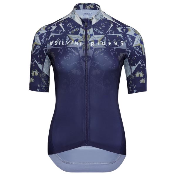Dámsky cyklistický dres Silvini Mottolina tmavo modrá
