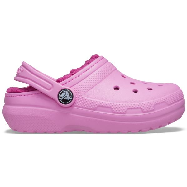 Detské topánky Crocs CLASSIC LINED ružová