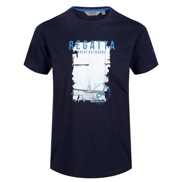 Pánske tričko Regatta CLINE II tmavo modrá