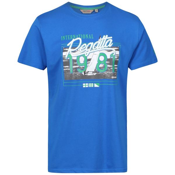 Pánske tričko Regatta CLINE III modrá