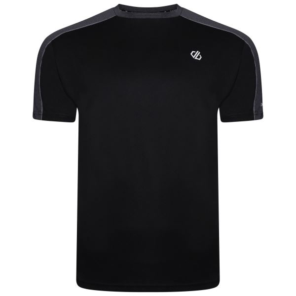 Pánske funkčné tričko Dare2b DISCERNIBLE čierna / sivá