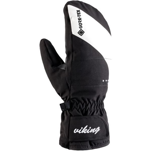 Dámske lyžiarske palčiaky Viking SHERPA GTX čierna/biela