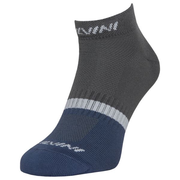 Unisex cyklistické ponožky Silvini Plima šedá / modrá