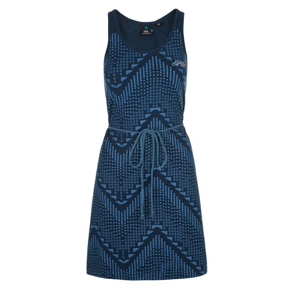 Dámske bavlnené šaty Kilpi MELIA-W tmavo modrá