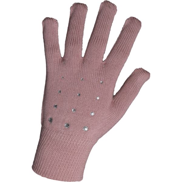Dámske pletené rukavice Sherpa DONNA ružová