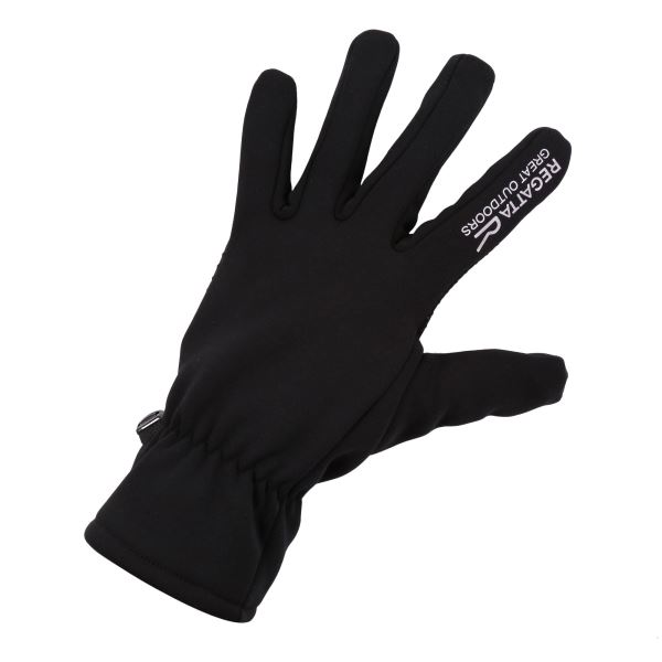 Unisex rukavice Regatta TOUCHTIP II čierna
