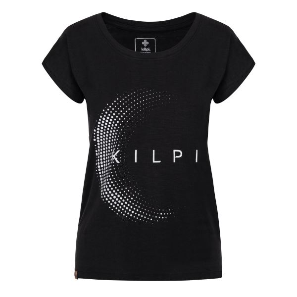 Dámske bavlnené tričko Kilpi Moon-W čierna