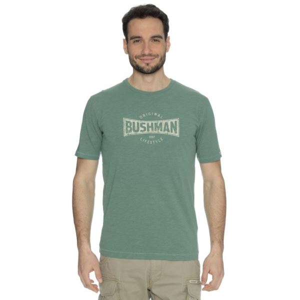 Pánske tričko BUSHMAN SYMBOL zelená