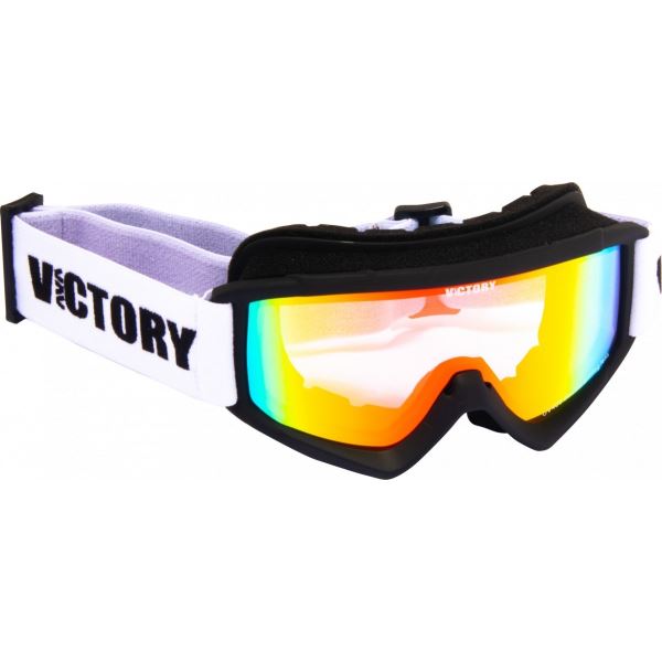 Detské lyžiarske okuliare Victory SPV 620 čierna / biela