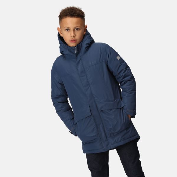 Chlapčenský kabát Regatta FARBANK modrá