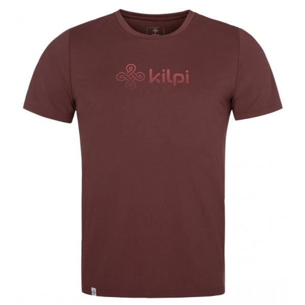 Pánske bežecké tričko Kilpi TODI-M tmavo červená