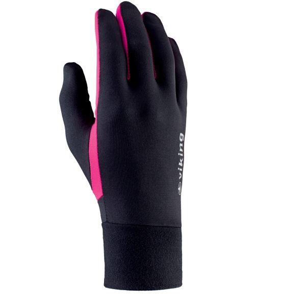 Unisex multifunkčné rukavice Viking RUNWAY čierna/ružová