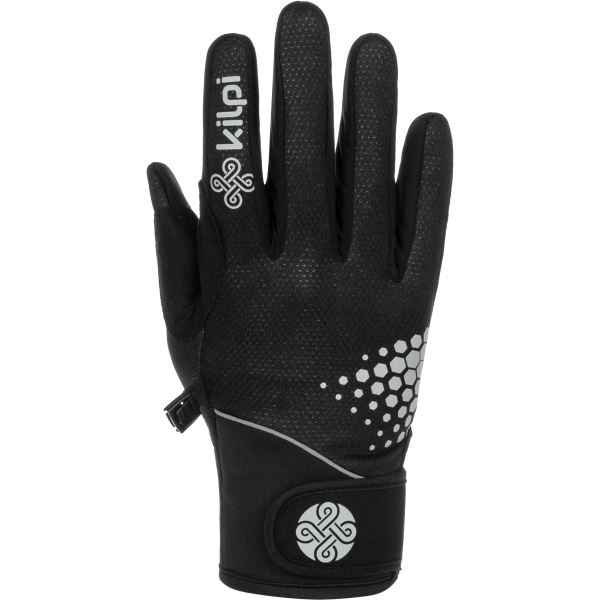 Unisex softshellové rukavice Kilpi nedeľu-U čierna