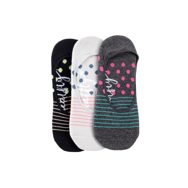 Ponožky Meatfly Low socks - Triple pack biela/sivá