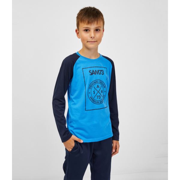 Chlapčenské tričko JACK SAM 73 modrá