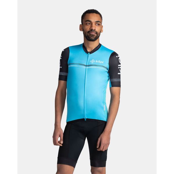 Pánsky tímový cyklistický dres Kilpi CORRIDOR-M svetlo modrá