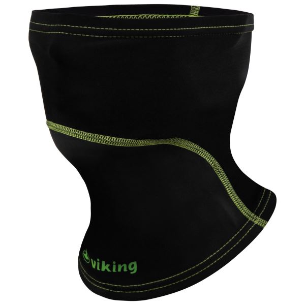 Unisex multifunkčná športová maska Viking Parker čierna/zelená