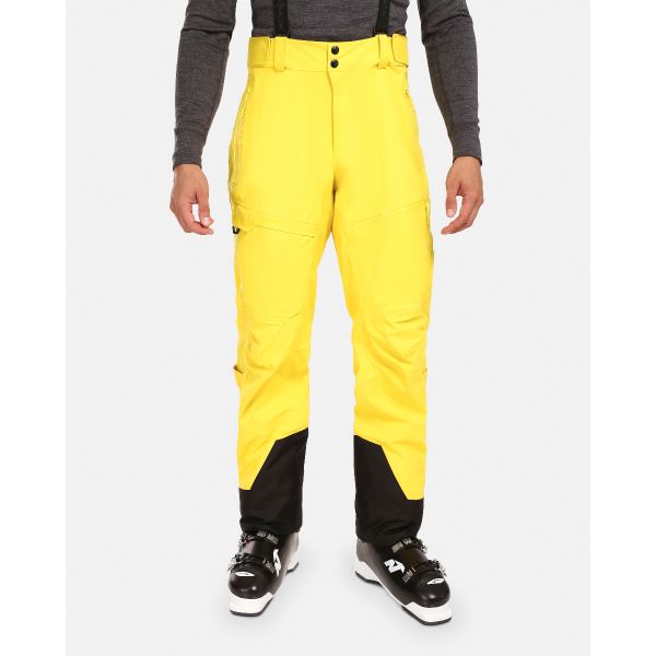 Pánske nepremokavé lyžiarske nohavice Kilpi LAZZARO-M žltá