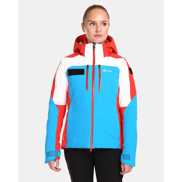 Dámska lyžiarska bunda Kilpi DEXEN-W modrá/červená