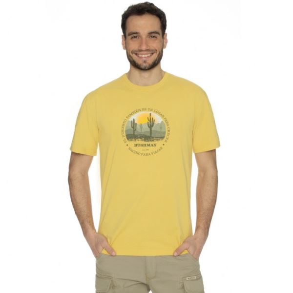 Pánske tričko BUSHMAN JOURNEY žltá