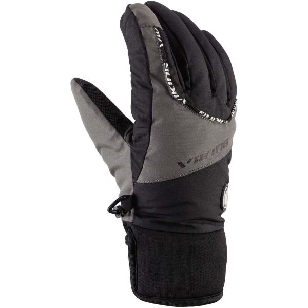 Detské zimné rukavice Viking FIN tmavo šedá/čierna