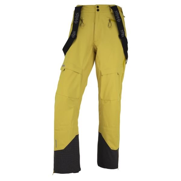 Pánske 3 vrstvové technické nohavice Kilpi LAZZARO-M žltá