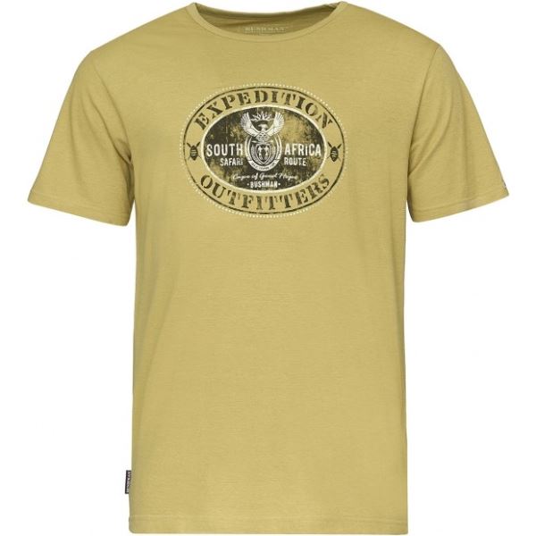 Pánske tričko Bushman LAMONT pieskovo hnedá