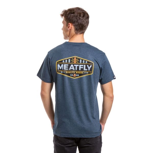Pánske tričko Meatfly Lampy tmavo modrá