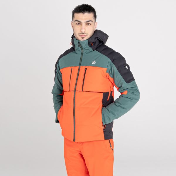 Pánska zimná bunda Dare2b PIVOTAL oranžová/zelená