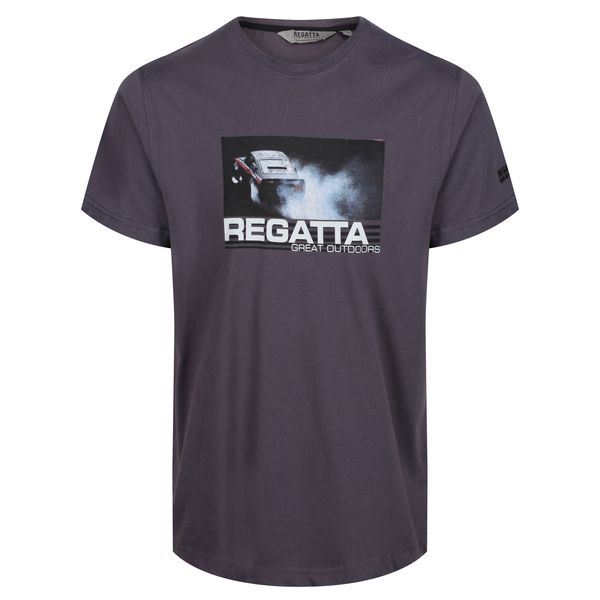 Pánske tričko Regatta CLINE II tmavo sivá