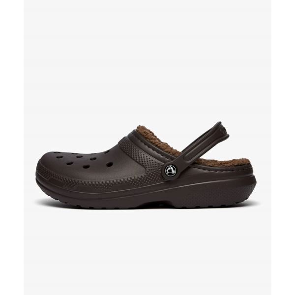 Unisex topánky Crocs CLASSIC Lined Clog hnedá