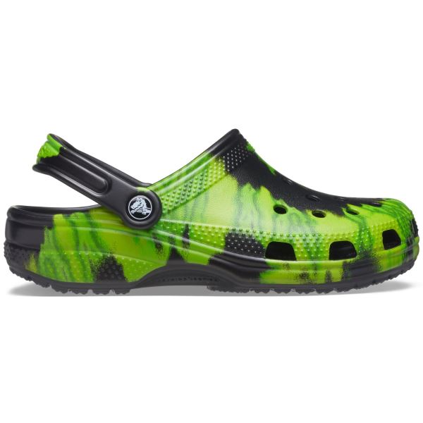 Pánske topánky Crocs CLASSIC TIE DYE čierna / zelená